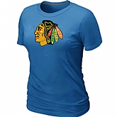 Chicago Blackhawks Big & Tall Women's L.blue Logo T-Shirt,baseball caps,new era cap wholesale,wholesale hats