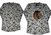 Chicago Blackhawks Blank White Camo Jerseys,baseball caps,new era cap wholesale,wholesale hats