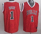 Chicago Bulls #1 Derrick Rose Red Leopard Print Fashion Jerseys,baseball caps,new era cap wholesale,wholesale hats
