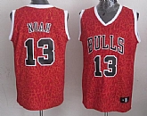 Chicago Bulls #13 Joakim Noah Red Leopard Fashion Jerseys,baseball caps,new era cap wholesale,wholesale hats
