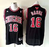 Chicago Bulls #16 Pau Gasol Black Swingman Jerseys,baseball caps,new era cap wholesale,wholesale hats