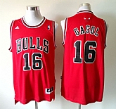 Chicago Bulls #16 Pau Gasol Red Swingman Jerseys,baseball caps,new era cap wholesale,wholesale hats