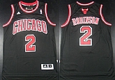 Chicago Bulls #2 Nate Robinson Revolution 30 Swingman Black Jerseys,baseball caps,new era cap wholesale,wholesale hats