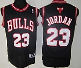 Chicago Bulls #23 Michael Jordan Revolution 30 Swingman Black Jerseys,baseball caps,new era cap wholesale,wholesale hats