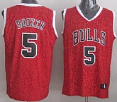Chicago Bulls #5 Carlos Boozer Red Leopard Print Fashion Jerseys,baseball caps,new era cap wholesale,wholesale hats
