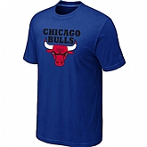 Chicago Bulls Big & Tall Primary Logo Blue T-Shirt,baseball caps,new era cap wholesale,wholesale hats