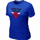 Chicago Bulls Big & Tall Primary Logo Blue Women's T-Shirt,baseball caps,new era cap wholesale,wholesale hats