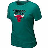 Chicago Bulls Big & Tall Primary Logo L.Green Women's T-Shirt,baseball caps,new era cap wholesale,wholesale hats