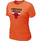 Chicago Bulls Big & Tall Primary Logo Orange Women's T-Shirt,baseball caps,new era cap wholesale,wholesale hats