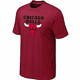 Chicago Bulls Big & Tall Primary Logo Red T-Shirt,baseball caps,new era cap wholesale,wholesale hats