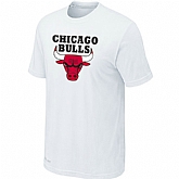 Chicago Bulls Big & Tall Primary Logo white T-Shirt,baseball caps,new era cap wholesale,wholesale hats