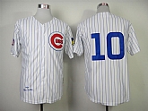 Chicago Cubs #10 Ronald Santo White Pinstripe 1969 Throwback Jerseys,baseball caps,new era cap wholesale,wholesale hats