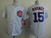 Chicago Cubs #15 Barney White Blue Pinstripe Jerseys,baseball caps,new era cap wholesale,wholesale hats