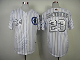 Chicago Cubs #23 Ryne Sandberg Special White Home jereys,baseball caps,new era cap wholesale,wholesale hats
