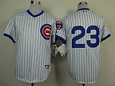 Chicago Cubs #23 Ryne Sandberg White Blue Pinstripe 1988 Throwback Pullover Jerseys,baseball caps,new era cap wholesale,wholesale hats