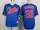 Chicago Cubs #31 Greg Maddux Throwback 1994 Blue Jerseys,baseball caps,new era cap wholesale,wholesale hats