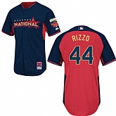 Chicago Cubs #44 Anthony Rizzo 2014 All Star Navy Blue Jersey,baseball caps,new era cap wholesale,wholesale hats