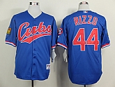 Chicago Cubs #44 Anthony Rizzo Throwback 1994 Blue Jerseys,baseball caps,new era cap wholesale,wholesale hats