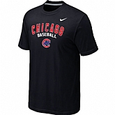 Chicago Cubs 2014 Home Practice T-Shirt - Black,baseball caps,new era cap wholesale,wholesale hats