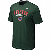 Chicago Cubs 2014 Home Practice T-Shirt - Dark Green,baseball caps,new era cap wholesale,wholesale hats