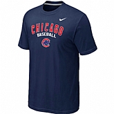 Chicago Cubs 2014 Home Practice T-Shirt - Dark blue,baseball caps,new era cap wholesale,wholesale hats