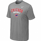 Chicago Cubs 2014 Home Practice T-Shirt - Light Grey,baseball caps,new era cap wholesale,wholesale hats