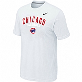 Chicago Cubs 2014 Home Practice T-Shirt - White,baseball caps,new era cap wholesale,wholesale hats