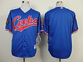 Chicago Cubs Blank Blue 1994 Throwback Jerseys,baseball caps,new era cap wholesale,wholesale hats
