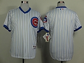 Chicago Cubs Blank White Blue Pinstripe Throwback 1988 Pullover Jerseys,baseball caps,new era cap wholesale,wholesale hats