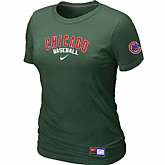 Chicago Cubs Nike Women's D.Green Short Sleeve Practice T-Shirt,baseball caps,new era cap wholesale,wholesale hats