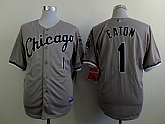 Chicago White Sox #1 Eaton Gray Jerseys,baseball caps,new era cap wholesale,wholesale hats