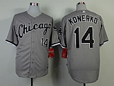 Chicago White Sox #14 Paul Konerko Gray Jerseys,baseball caps,new era cap wholesale,wholesale hats