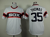 Chicago White Sox #35 Frank Thomas Throwback 1983 White Pullover Jerseys,baseball caps,new era cap wholesale,wholesale hats