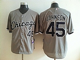 Chicago White Sox #45 Johnson Gray Jerseys,baseball caps,new era cap wholesale,wholesale hats