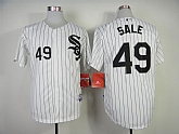 Chicago White Sox #49 Chris Sale White Jerseys,baseball caps,new era cap wholesale,wholesale hats