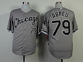 Chicago White Sox #79 Jose Abreu Gray Jerseys,baseball caps,new era cap wholesale,wholesale hats