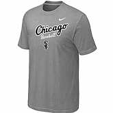 Chicago White Sox 2014 Home Practice T-Shirt - Light Grey,baseball caps,new era cap wholesale,wholesale hats