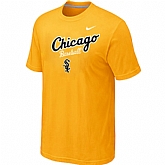 Chicago White Sox 2014 Home Practice T-Shirt - Yellow,baseball caps,new era cap wholesale,wholesale hats