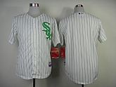 Chicago White Sox Blank White With Green Pinstripe Jerseys,baseball caps,new era cap wholesale,wholesale hats