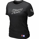 Chicago White Sox Nike Women's Black Away Practice T-Shirt,baseball caps,new era cap wholesale,wholesale hats