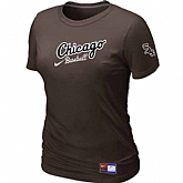 Chicago White Sox Nike Women's Brown Away Practice T-Shirt,baseball caps,new era cap wholesale,wholesale hats