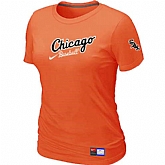 Chicago White Sox Nike Women's Orange Away Practice T-Shirt,baseball caps,new era cap wholesale,wholesale hats
