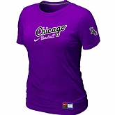 Chicago White Sox Nike Women's Purple Away Practice T-Shirt,baseball caps,new era cap wholesale,wholesale hats