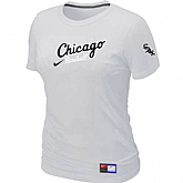 Chicago White Sox Nike Women's White Away Practice T-Shirt,baseball caps,new era cap wholesale,wholesale hats
