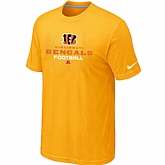 Cincinnati Bengals Critical Victory Yellow T-Shirt,baseball caps,new era cap wholesale,wholesale hats