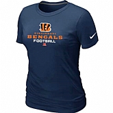 Cincinnati Bengals D.Blue Women's Critical Victory T-Shirt,baseball caps,new era cap wholesale,wholesale hats