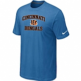 Cincinnati Bengals Heart & Soul light Blue T-Shirt,baseball caps,new era cap wholesale,wholesale hats