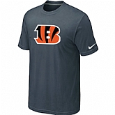 Cincinnati Bengals Sideline Legend Authentic Logo T-Shirt Grey,baseball caps,new era cap wholesale,wholesale hats