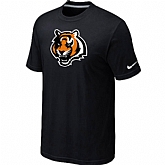 Cincinnati Bengals Tean Logo T-Shirt Black,baseball caps,new era cap wholesale,wholesale hats
