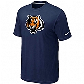 Cincinnati Bengals Tean Logo T-Shirt D.Blue,baseball caps,new era cap wholesale,wholesale hats